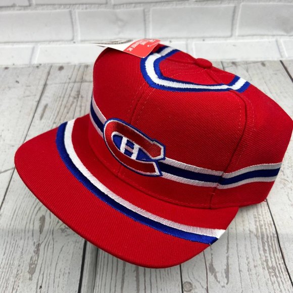 Vintage‎ Montreal Canadiens NHL Jersey Twins Enterprise Hat Snapback Cap New Men - Picture 2 of 7